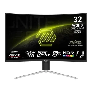 مانیتور خمیده گیمینگ 32 اینچ ام اس آی مدل MAG 325CQF | لیون کامپیوتر