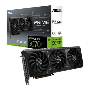خرید کارت گرافیک ASUS PRIME GeForce RTX 5070 Ti 16GB GDDR7 OC Edition با بهترین قیمت