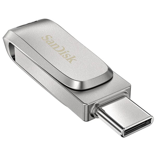 فلش مموری سن دیسک مدل Ultra Dual Drive Luxe ظرفیت 256 گیگابایت