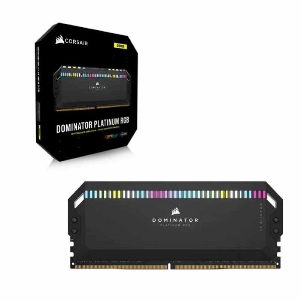 خرید رم کورسیر Corsair Dominator Platinum RGB Black 32GB 16GBx2 5200MHz با بهترین قیمت