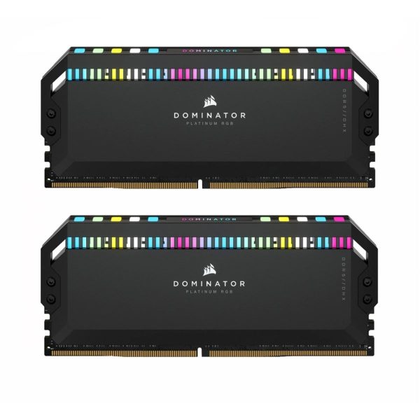 خرید رم Corsair Dominator Platinum RGB DDR5 64GB Dual 5600MHz CL40 Black با بهترین قیمت