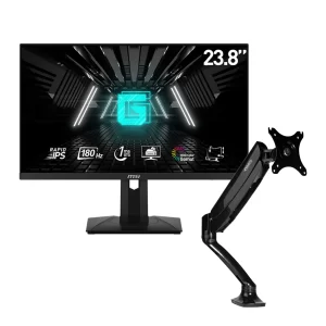 مانیتور ام اس آی مدل G244PF E2 سایز 23.8 اینچ به همراه پایه نگهدارنده مانیتور ارگو WLA001 | لیون کامپیوتر