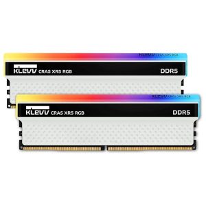 خرید رم Klevv Cras XR5 RGB White 32GB (16×2) 7000MHz DDR5 با بهترین قیمت
