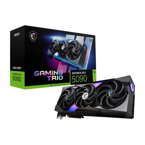 خرید کارت گرافیک MSI RTX 5090 32G Gaming Trio OC با بهترین قیمت