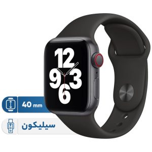 ساعت هوشمند اپل سری SE 2021 مدل 40mm Aluminum Case with Sport silicone Band
