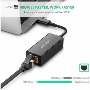 کابل USB-C به اترنت یوگرین US236 مدل 50307